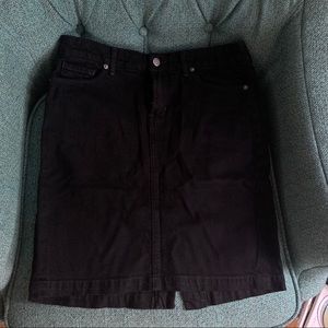 Citizens Of Humanity Black Denim Pencil Skirt